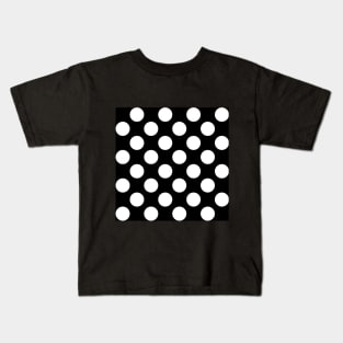 White polka dots Kids T-Shirt